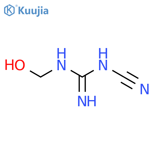 Guanidine,N-cyano-N'-(hydroxymethyl)- structure