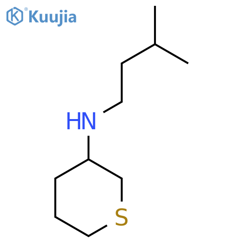N-(3-methylbutyl)thian-3-amine structure
