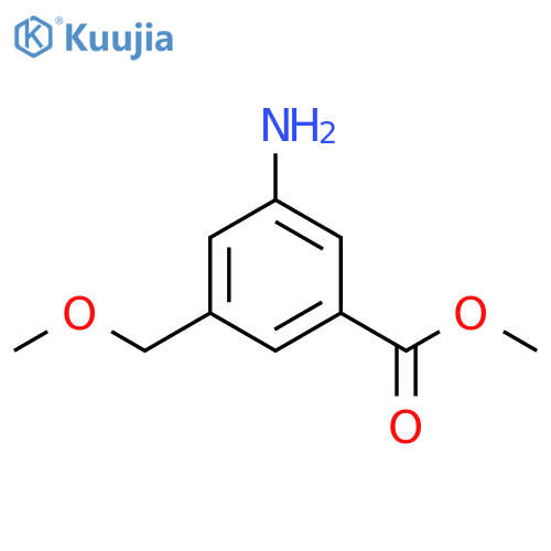 methyl 3-amino-5-(methoxymethyl)benzoate structure