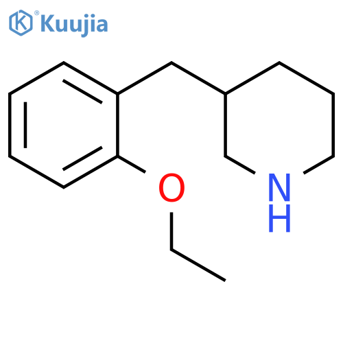 3-(2-ethoxyphenyl)methylpiperidine structure