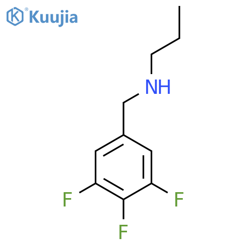 propyl(3,4,5-trifluorophenyl)methylamine structure
