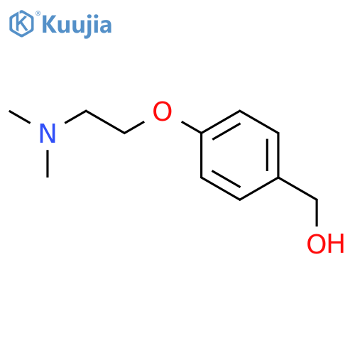 {4-[2-(Dimethylamino)ethoxy]phenyl}methanol structure
