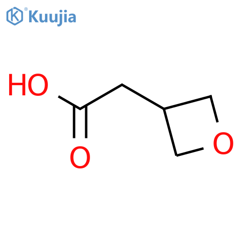 2-(Oxetan-3-yl)acetic acid structure