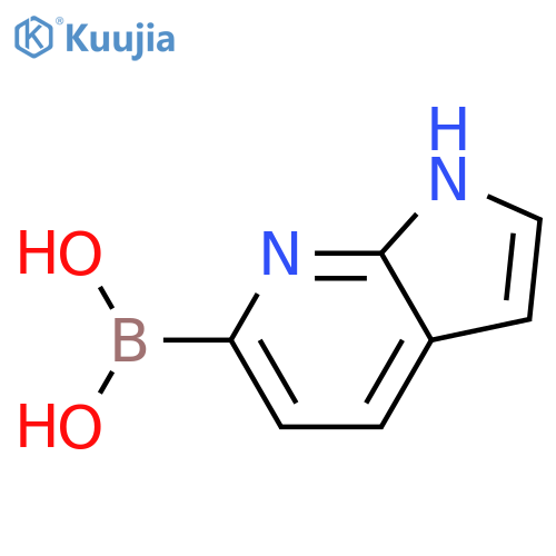 (1H-Pyrrolo[2,3-b]pyridin-6-yl)boronic acid structure