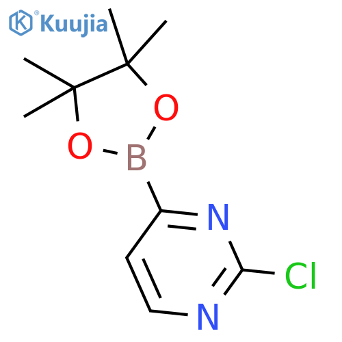 2-Chloro-4-(4,4,5,5-tetramethyl-1,3,2-dioxaborolan-2-yl)pyrimidine structure