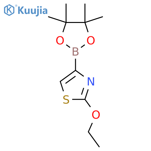 2-ethoxy-4-(tetramethyl-1,3,2-dioxaborolan-2-yl)-1,3-thiazole structure