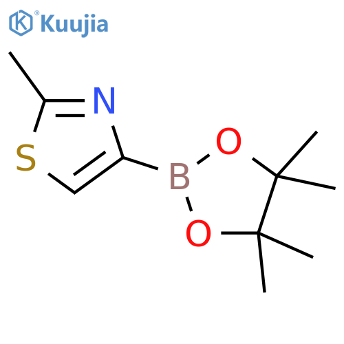 2-methyl-4-(4,4,5,5-tetramethyl-1,3,2-dioxaborolan-2-yl)-1,3-thiazole structure