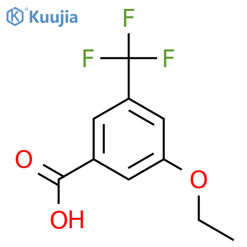 3-Ethoxy-5-(trifluoromethyl)benzoic acid structure