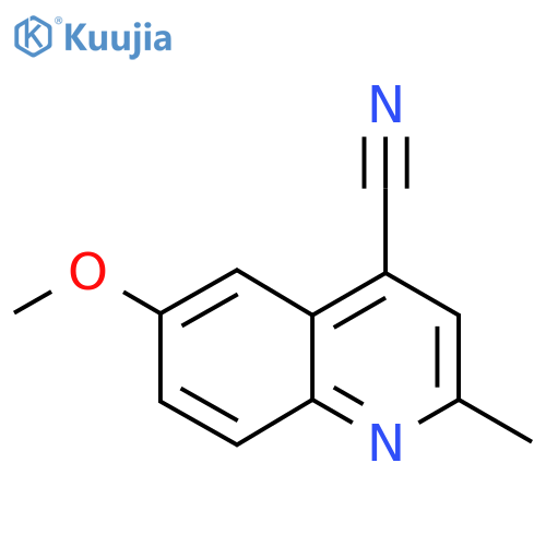 6-Methoxy-2-methylquinoline-4-carbonitrile structure