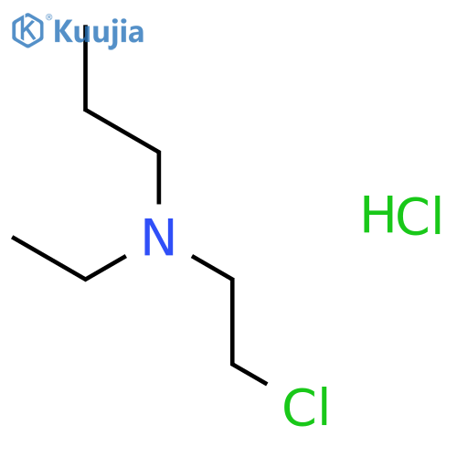 N-(2-chloroethyl)-N-ethylpropan-1-amine hydrochloride (1:1) structure