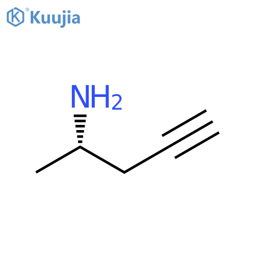 (2S)-pent-4-yn-2-amine structure