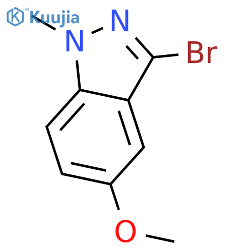 3-Bromo-5-methoxy-1-methyl-1H-indazole structure