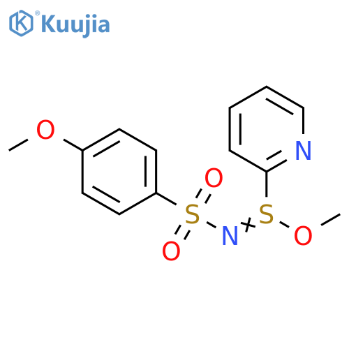 2-Pyridinesulfinimidic acid, N-[(4-methoxyphenyl)sulfonyl]-, methyl ester structure