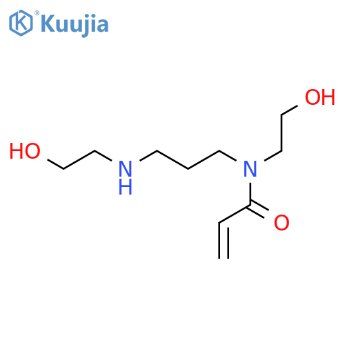 2-Propenamide,N-(2-hydroxyethyl)-N-[3-[(2-hydroxyethyl)amino]propyl]- structure