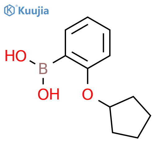2-(Cyclopentyloxy)phenylboronic acid structure