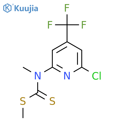 (6-Chloro-4-trifluoromethyl-pyridin-2-yl)-methyl-dithiocarbamic acid methyl ester structure