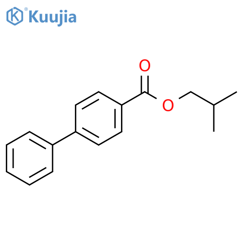 [1,1′-Biphenyl]-4-carboxylic acid, 2-methylpropyl ester structure
