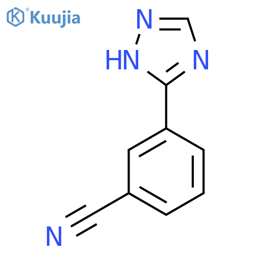 3-(1H-1,2,4-triazol-5-yl)benzonitrile structure
