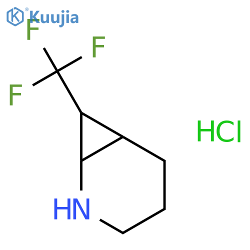 7-(Trifluoromethyl)-2-azabicyclo[4.1.0]heptane hydrochloride structure