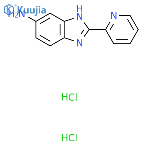 2-(Pyridin-2-yl)-1H-1,3-benzodiazol-5-amine dihydrochloride structure