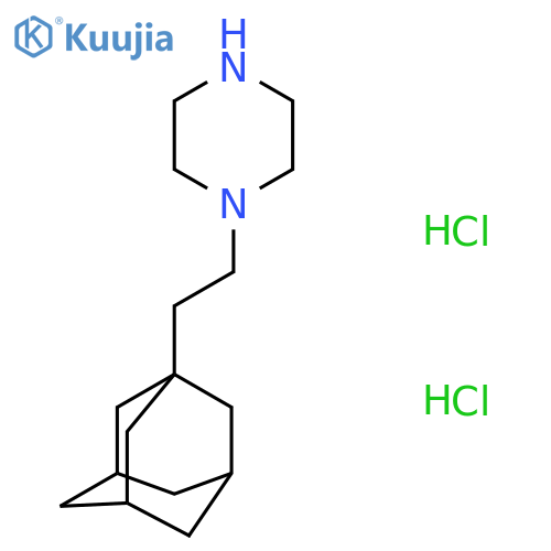 1-[2-(Adamantan-1-yl)ethyl]piperazine dihydrochloride structure