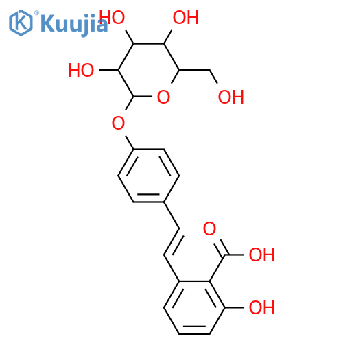 Hydrangeic acid; 4'-O-β-D-Glucopyranoside structure
