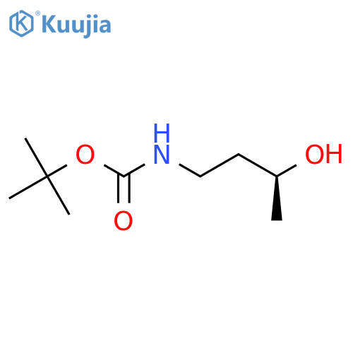 tert-butyl N-(3S)-3-hydroxybutylcarbamate structure