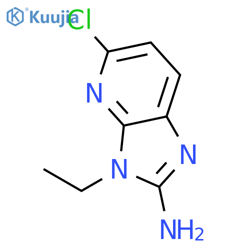 5-chloro-3-ethyl-3H-Imidazo[4,5-b]pyridin-2-amine structure