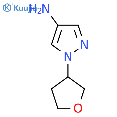 1-(Oxolan-3-yl)-1H-pyrazol-4-amine structure