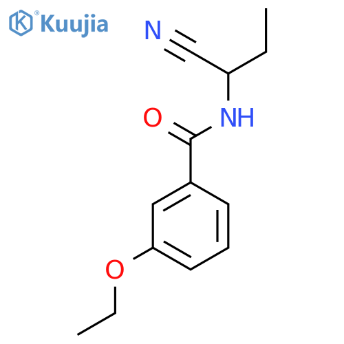 N-(1-cyanopropyl)-3-ethoxybenzamide structure