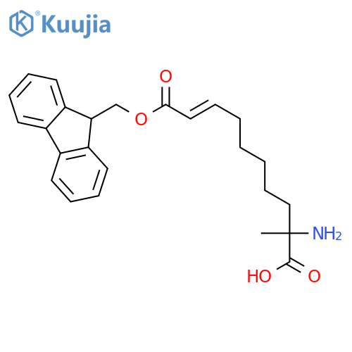 Fmoc-a-Me-D-Gly(Heptenyl)-OH structure