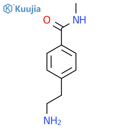 4-(2-aminoethyl)-N-methylbenzamide structure