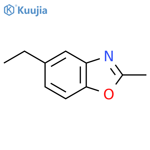 Benzoxazole, 5-ethyl-2-methyl- structure