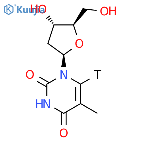 Thymidine-6-t structure