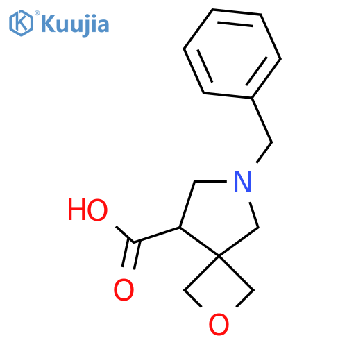 6-Benzyl-2-oxa-6-azaspiro[3.4]Octane-8-carboxylic acid structure
