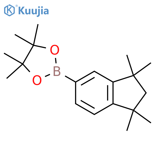 4,4,5,5-Tetramethyl-2-(1,1,3,3-tetramethylindan-5-yl)-1,3,2-dioxaborolane structure