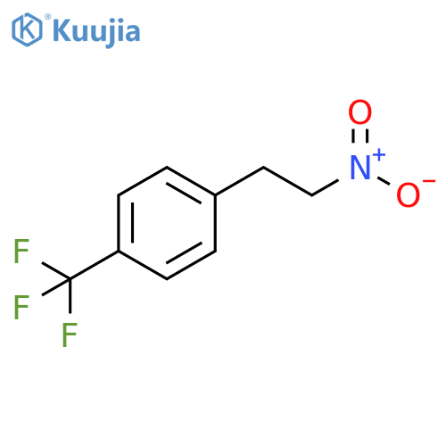Benzene, 1-(2-nitroethyl)-4-(trifluoromethyl)- structure