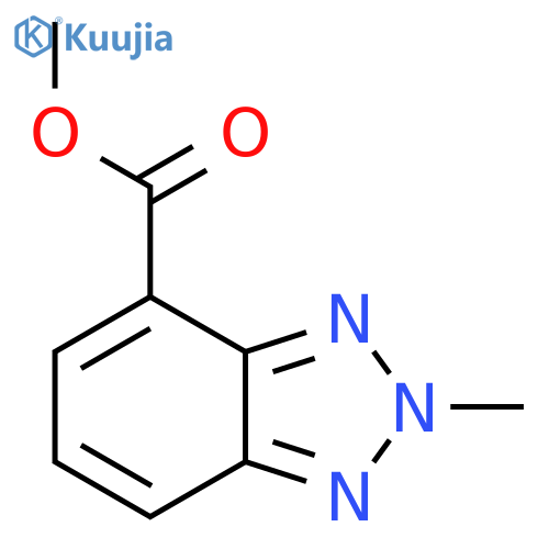 Methyl 2-methyl-2H-benzo[d][1,2,3]triazole-4-carboxylate structure