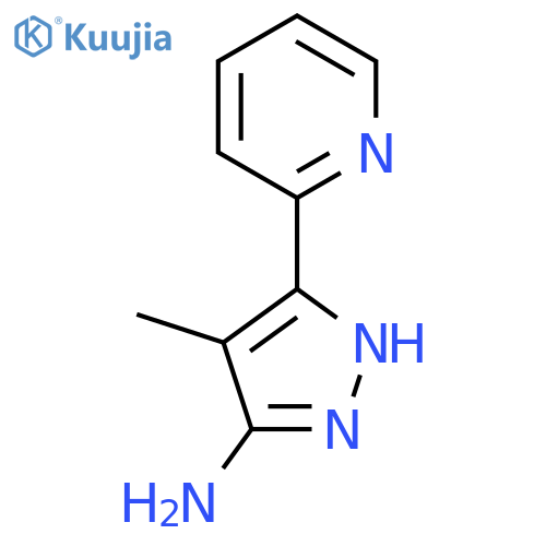 4-Methyl-3-(pyridin-2-yl)-1h-pyrazol-5-amine structure
