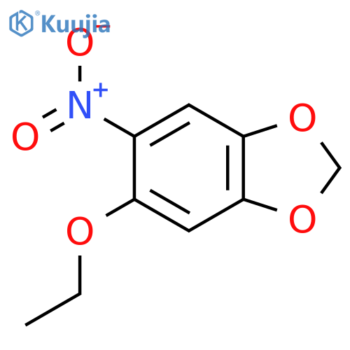 5-Ethoxy-6-nitrobenzo[d][1,3]dioxole structure