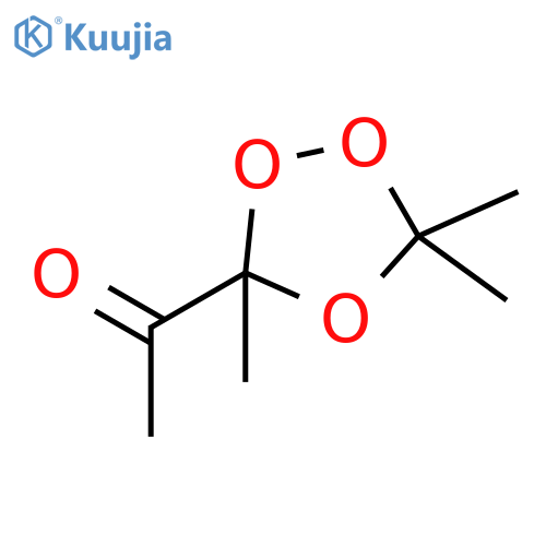 Ethanone, 1-(3,5,5-trimethyl-1,2,4-trioxolan-3-yl)- (9CI) structure