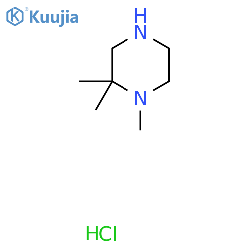 1,2,2-Trimethylpiperazine hydrochloride structure