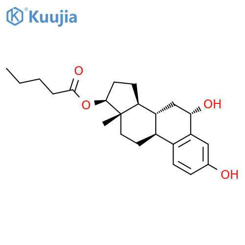 6b-Hydroxy-17b-estradiol 17-Valerate structure