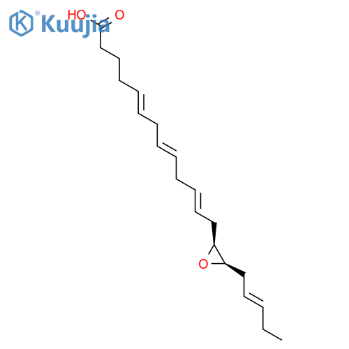 5,8,11-Tridecatrienoicacid, 13-[(2R,3S)-3-(2Z)-2-penten-1-yl-2-oxiranyl]-, (5Z,8Z,11Z)-rel- structure