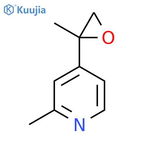 2-Methyl-4-(2-methyloxiran-2-yl)pyridine structure