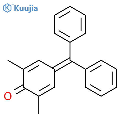 2,5-Cyclohexadien-1-one,4-(diphenylmethylene)-2,6-dimethyl- structure