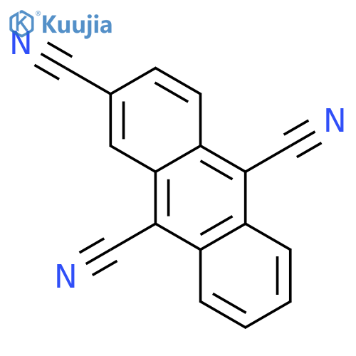 Anthracene-2,9,10-tricarbonitrile structure