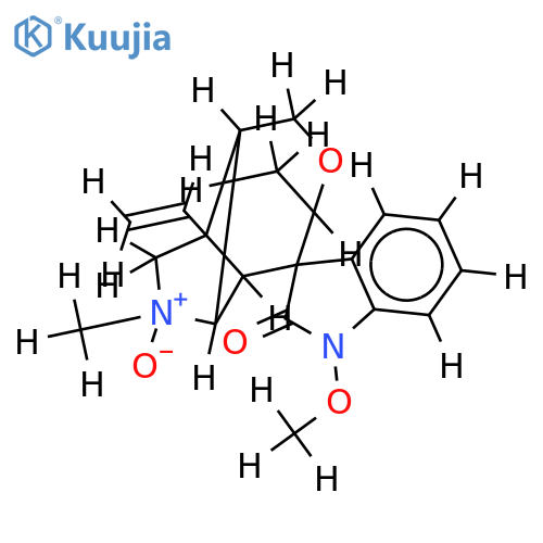(4R)-gelsevirine N4-oxide structure