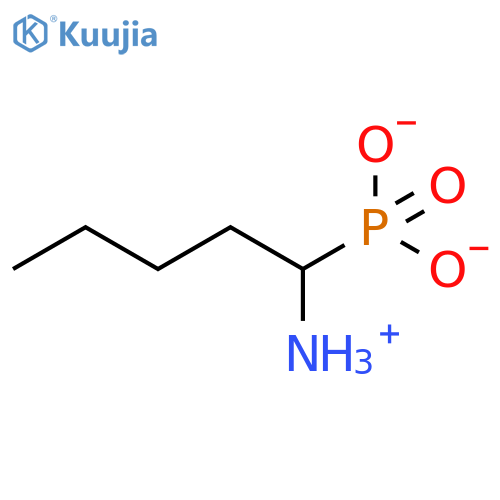 [(1R)-1-phosphonatopentyl]azanium structure