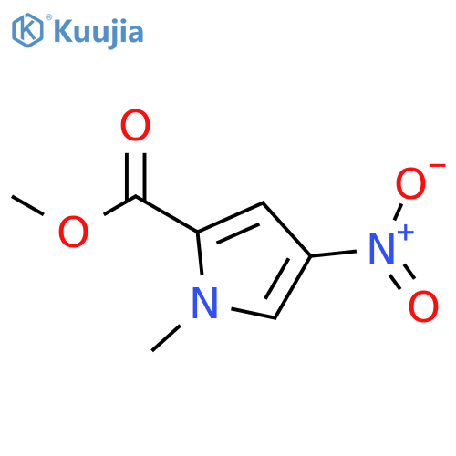 Methyl 1-methyl-4-nitro-1H-pyrrole-2-carboxylate structure